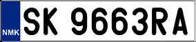 Truck License Plate